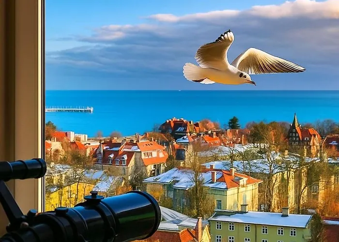 Przy Plaży Z Widokiem Na Morze